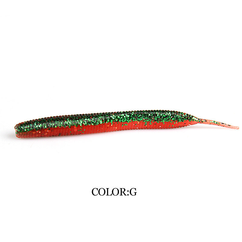 Larva 7.4cm10CM Road Subsoft Bait Monochrome Salt