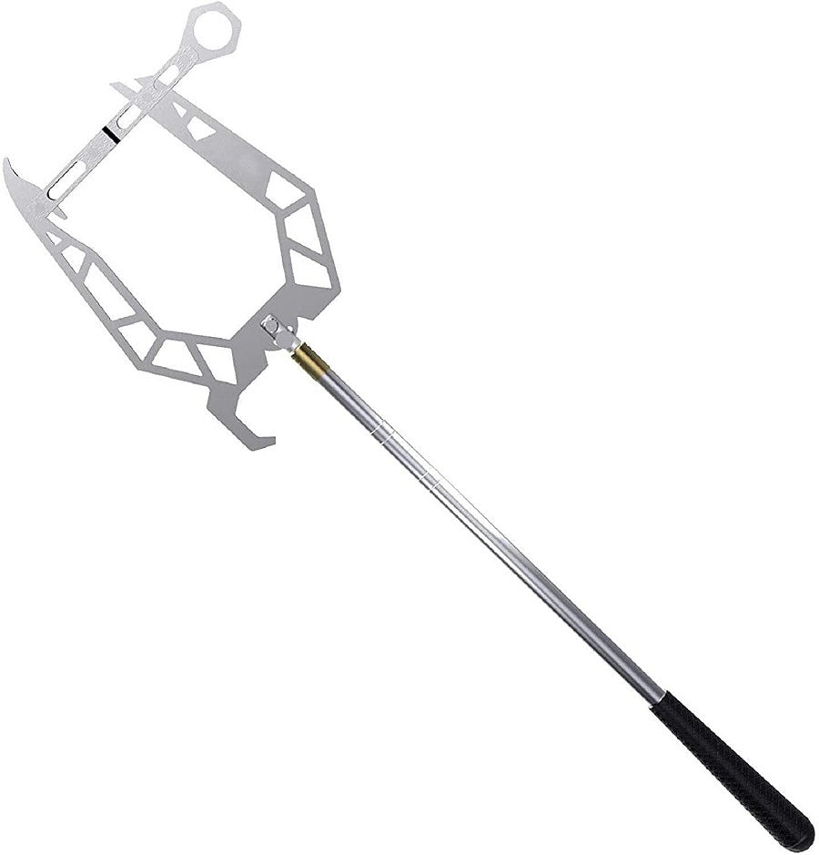 Boat Hook U-Shaped Mooring Rope Simple Long-Distance Threader Dock Hook Multi-Purpose Base Hook