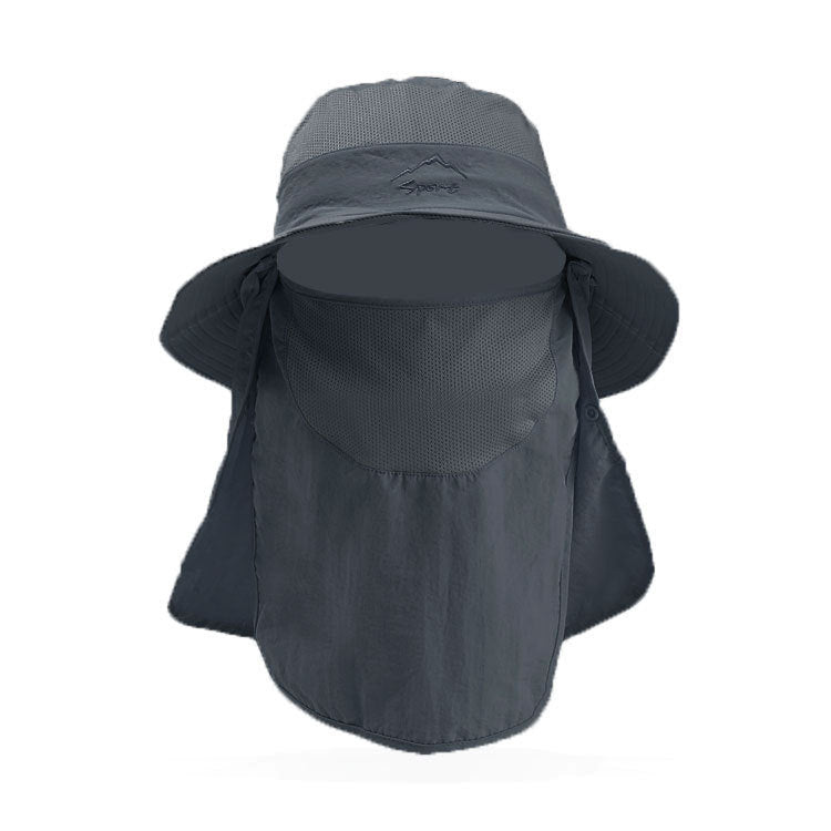 Sunscreen Fisherman Hat Fishing Breathable Sun Hat Female Face Cover Hat