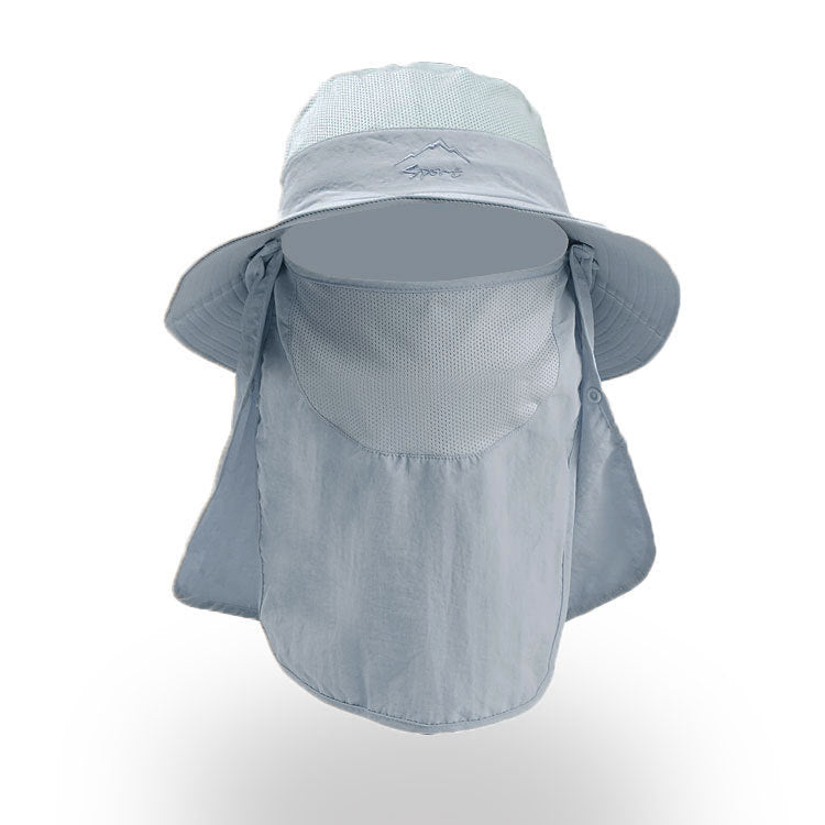 Sunscreen Fisherman Hat Fishing Breathable Sun Hat Female Face Cover Hat