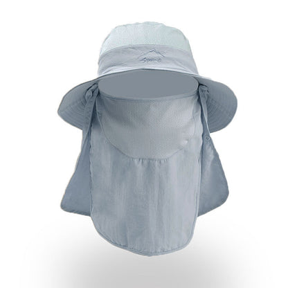Sunscreen Fisherman Hat Fishing Breathable Sun Hat Female Face Cover Hat