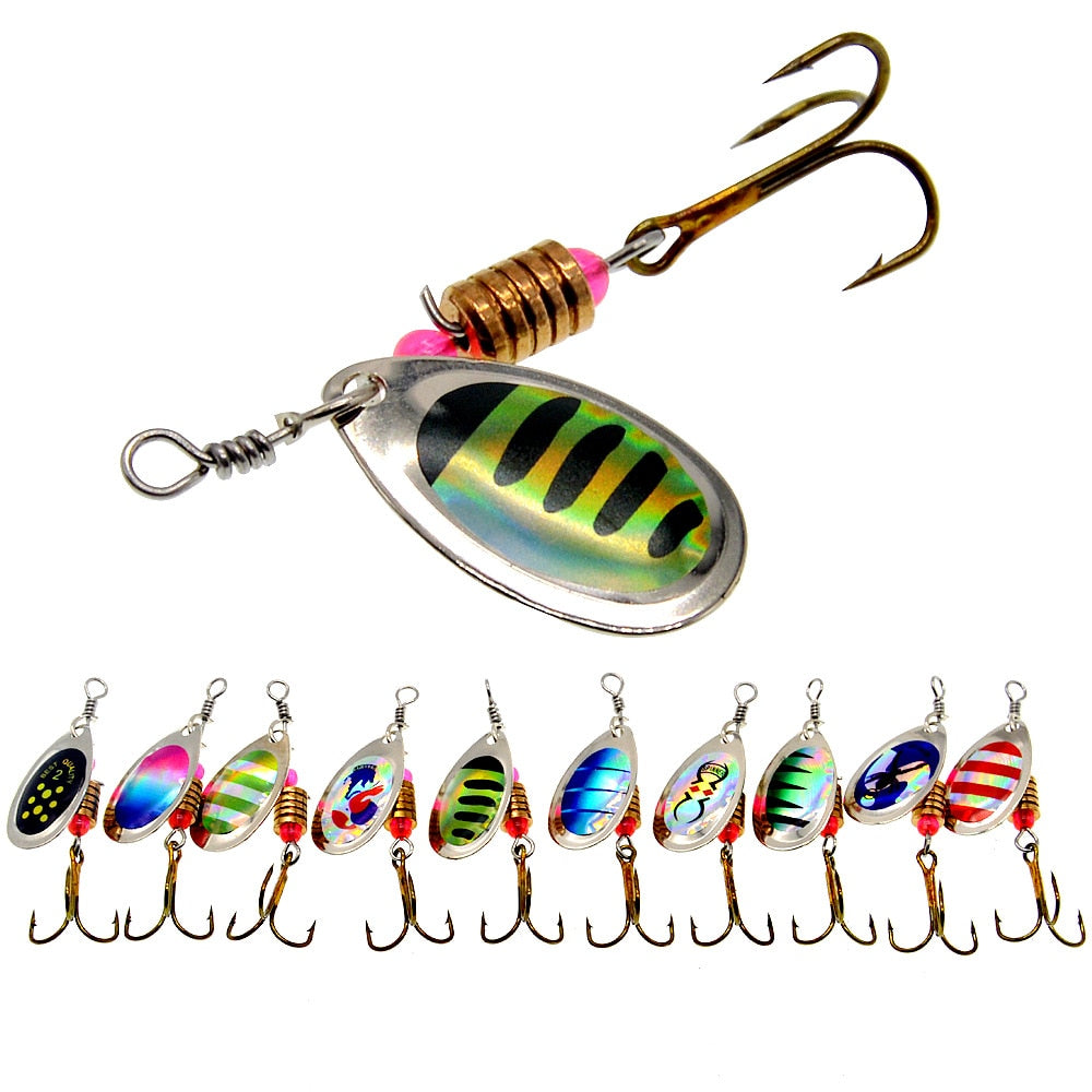 Metallic sequin multicolor bait