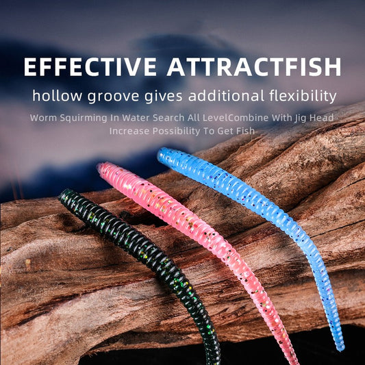 Larva 8cm Road Subsoft Bait Monochrome With Salt