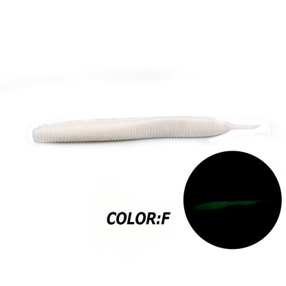 Larva 7.4cm10CM Road Subsoft Bait Monochrome Salt