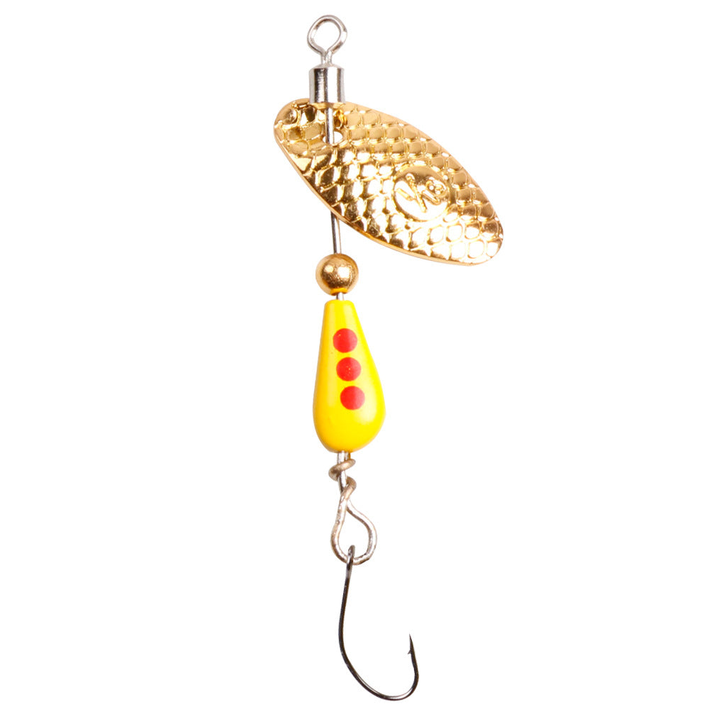 Micromatter Spin Glitter Luya Decoy 5.5cm 2.8g Eccentric Drop Spin Long Throw Metal